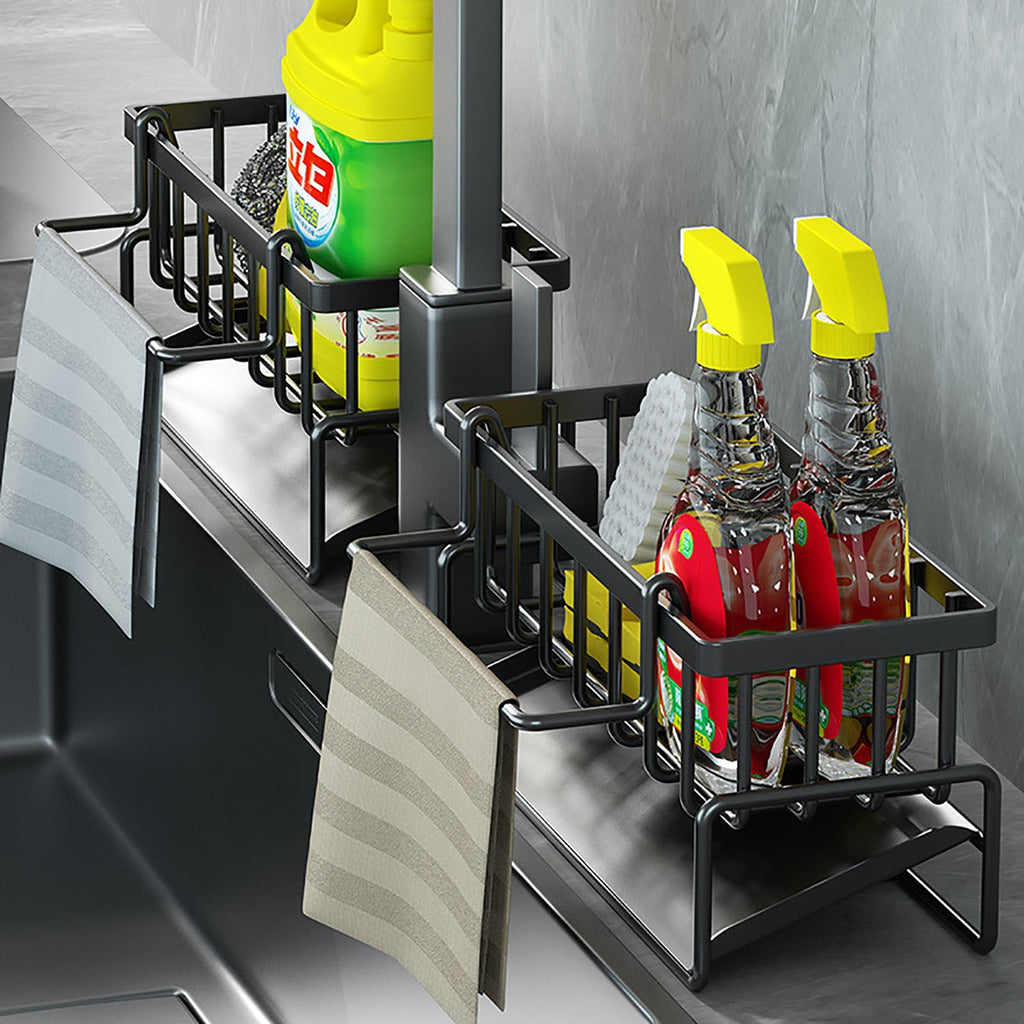 Metal Sink Caddy & Sponge Holder